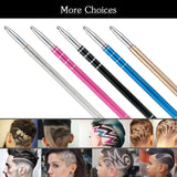 Hair Engraving, MagiForet Hair Tattoo Pen, Hair Razor Pen + 10 Blades + Tweezers for Men Women Teens - MagiForet