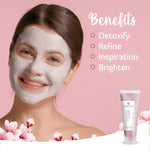 Australian Pink Clay Mask, MagiForet Clay Mask, Exfoliating Facial Mask, Brighten Skin Minimize Pores